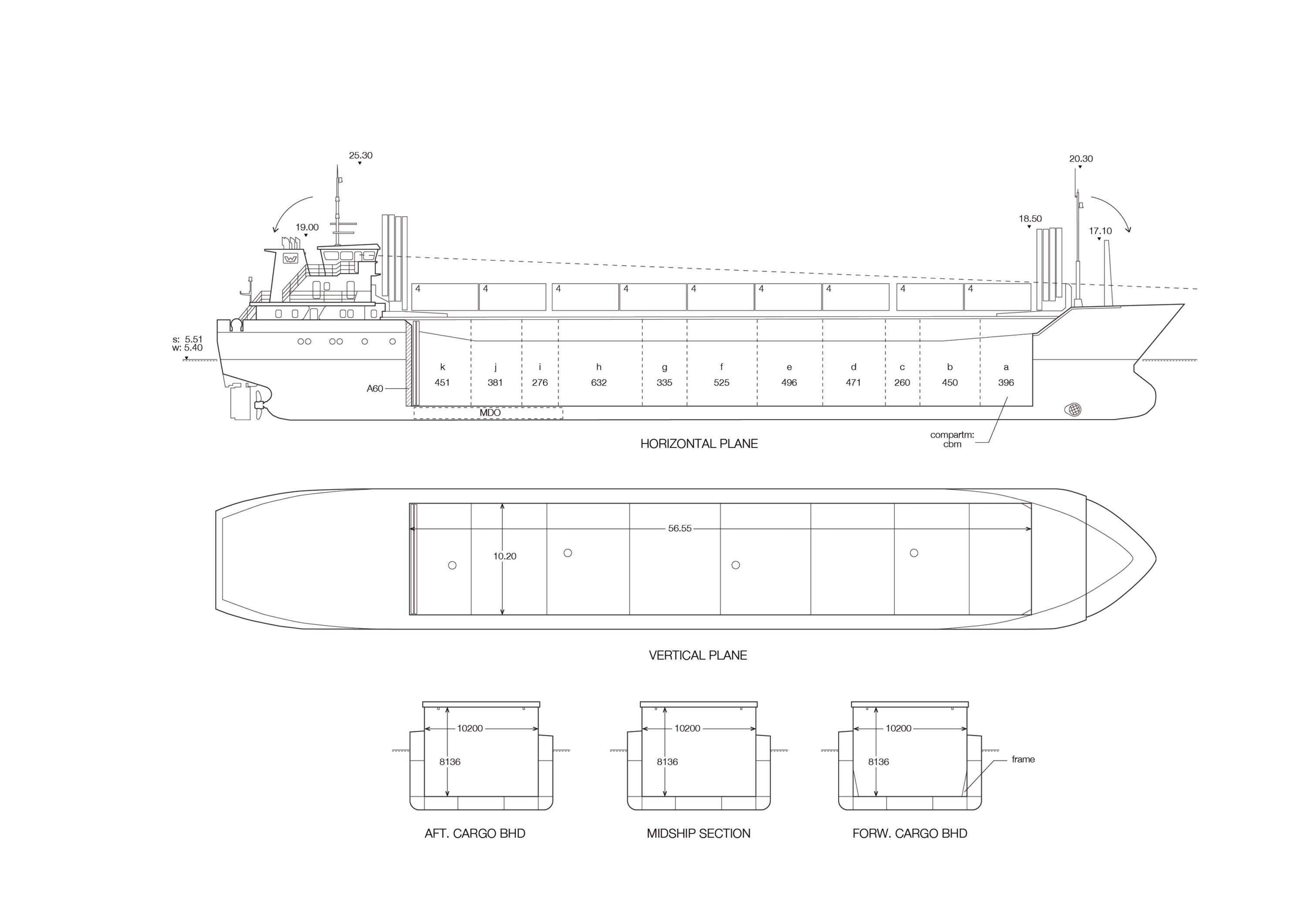 Scale drawing of Wilson Dundee
