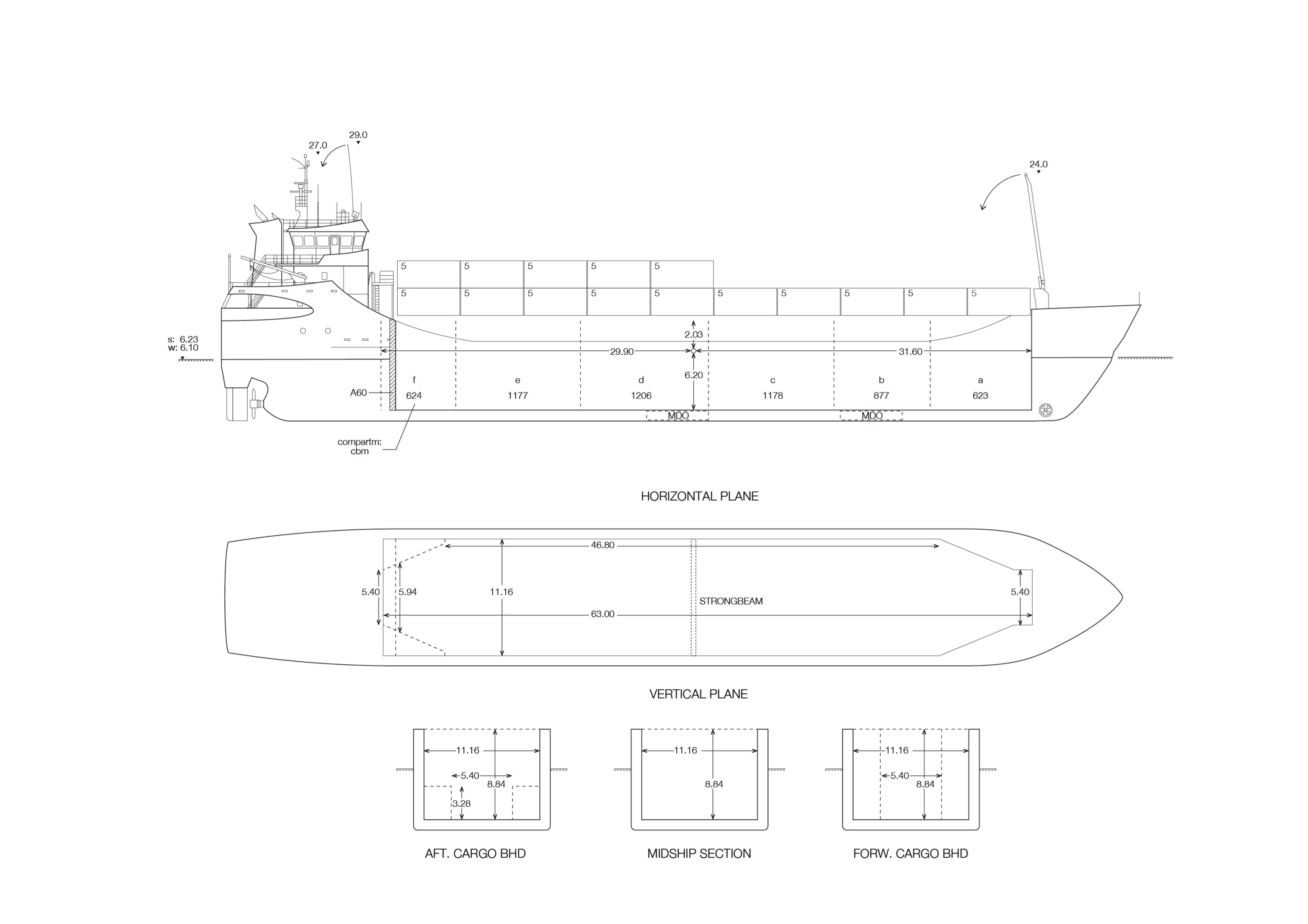 Scale drawing of Wilson Hobro