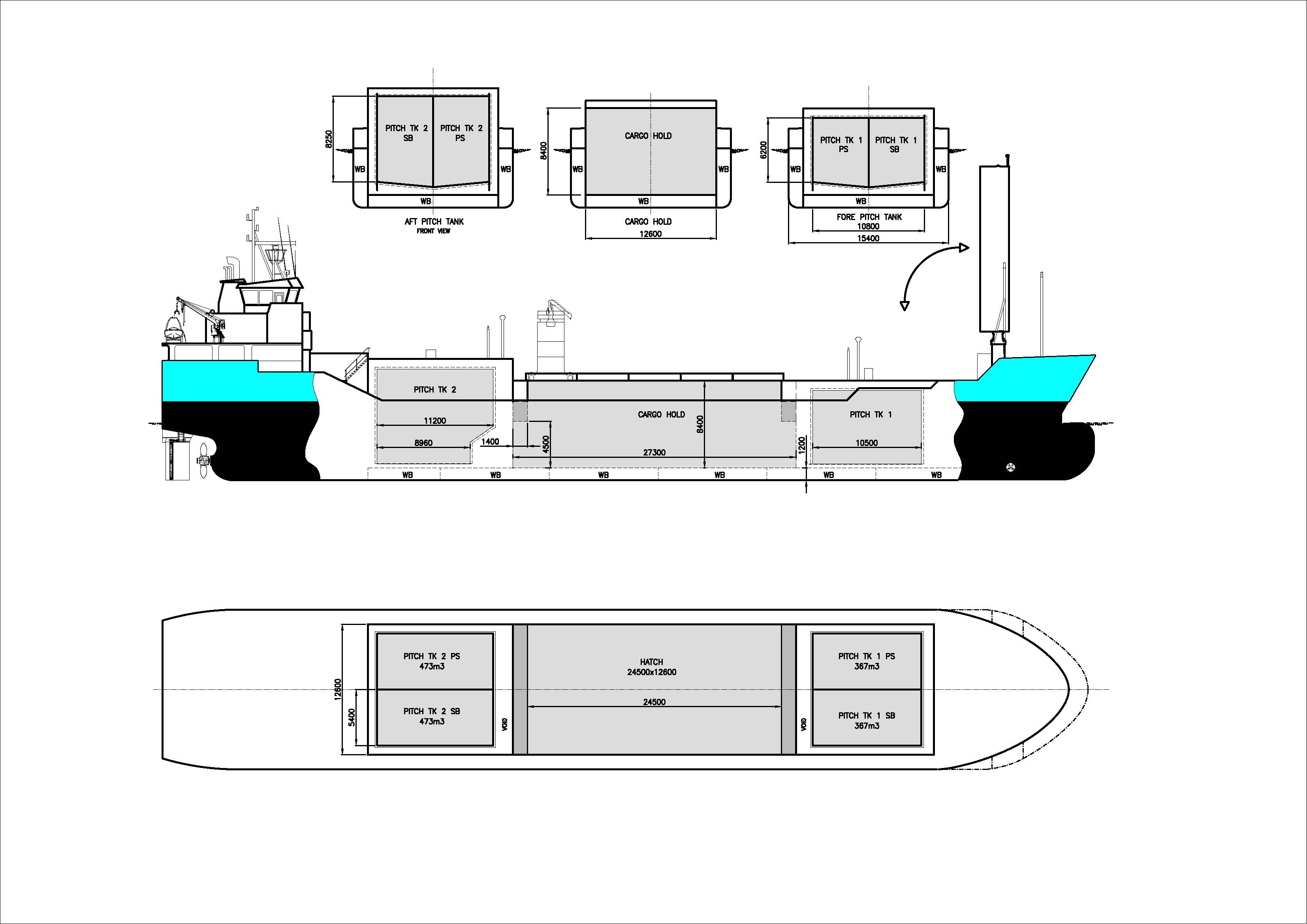 Scale drawing of Wilson Eyde