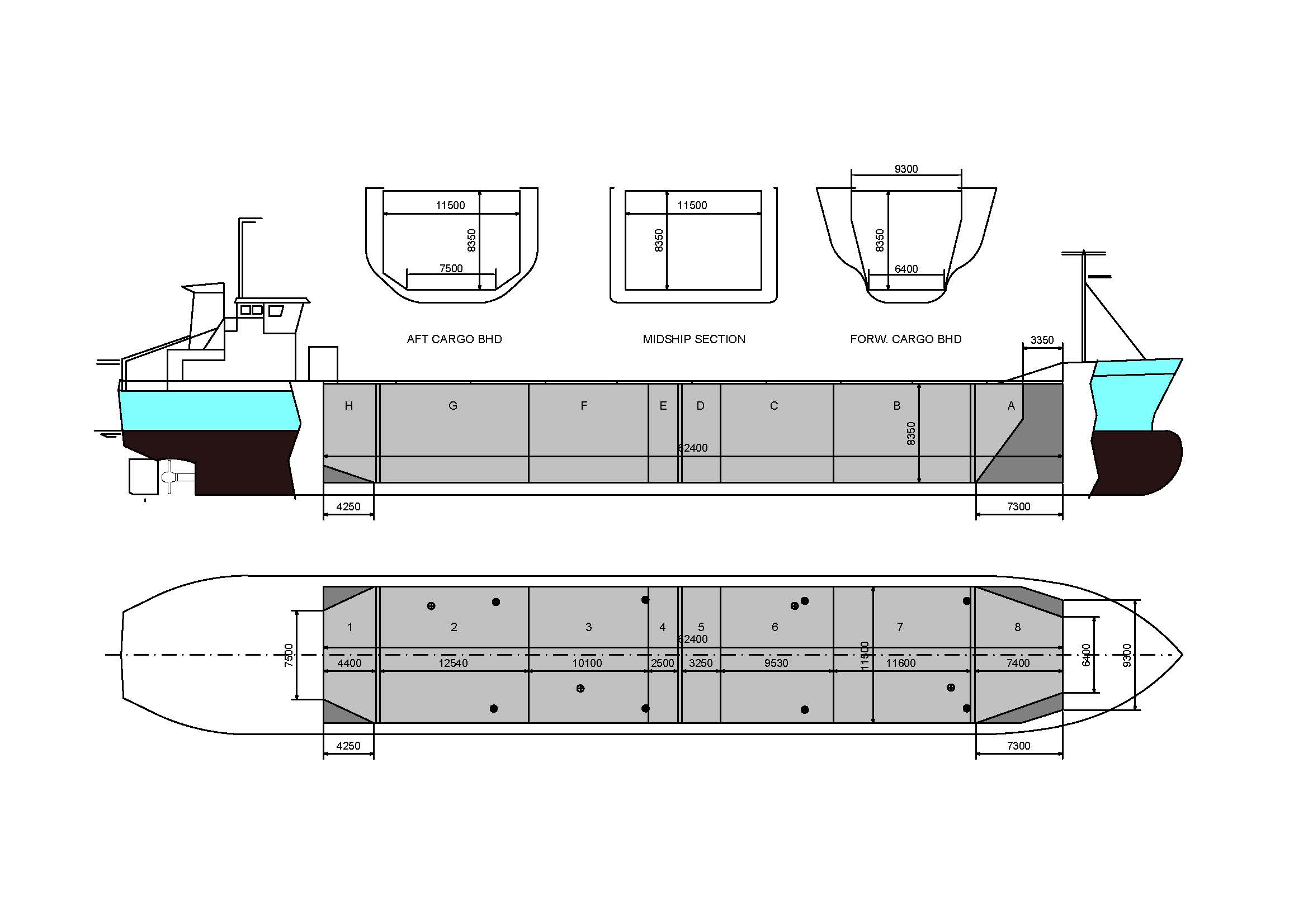 Scale drawing of Wilson Pori